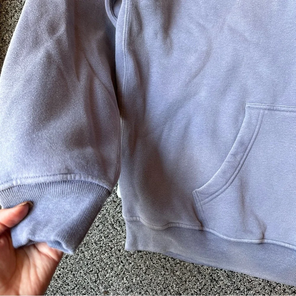 Abercrombie & Fitch Essential Popover Hoodie | Light Purple NWT - Picture 5 of 7